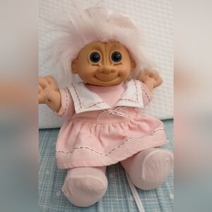 Adorable Pink Troll Doll